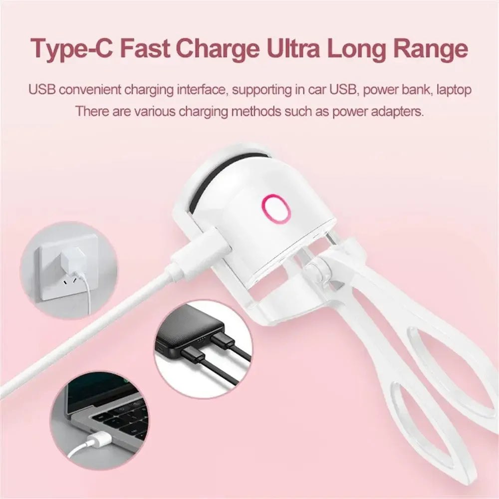 Heated Eyelash Curcler (USB Rechargeable)